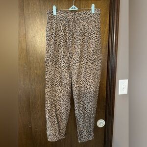 Aerie Cheetah Jogger Pants